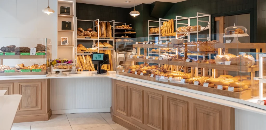 Vue de l'intérieur accueillant de la Boulangerie Pâtisserie Antoine Pelhâte à 8 Cours de la Vilaine, 35510 CESSON SEVIGNE